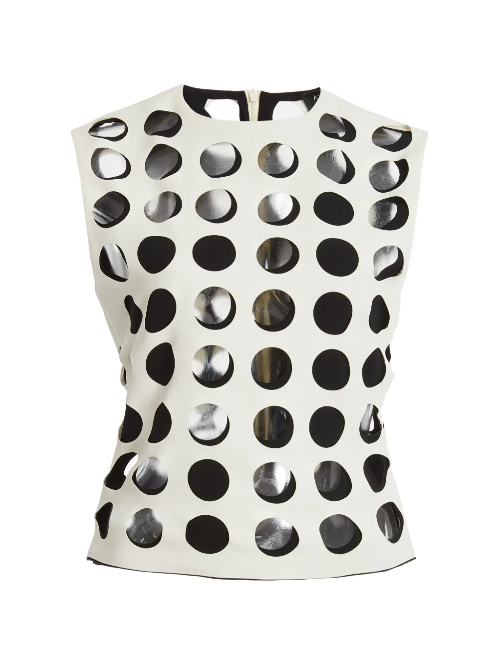 A.W.A.K.E. Mode Top con design a strati - Bianco