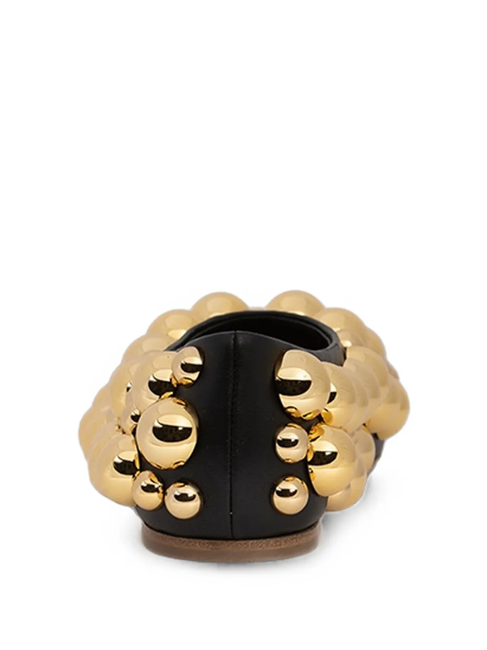 A.W.A.K.E. Mode Dora sphere-embellished ballet flats Zwart