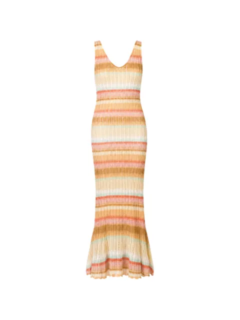 Cinq A Sept Vestido longo Edie com efeito space-dyed