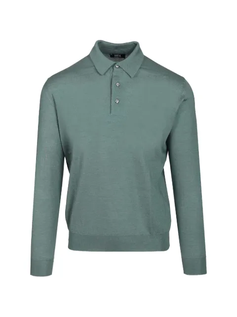 Fedeli long-sleeve polo sweater