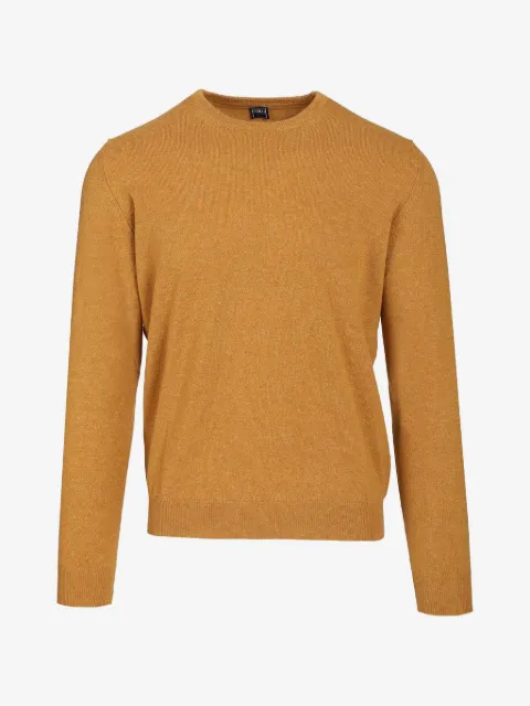 Fedeli fine-knit crew-neck sweater