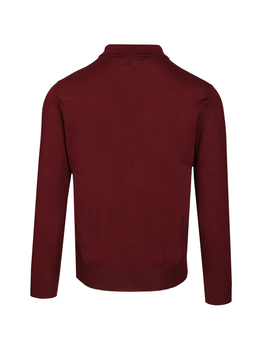 Fedeli long-sleeve polo sweater Rood