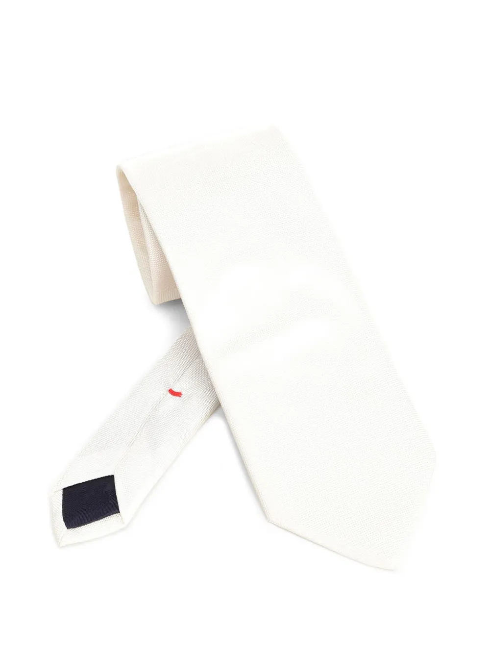 Al Duca D’Aosta 1902 Damon silk tie - Nude