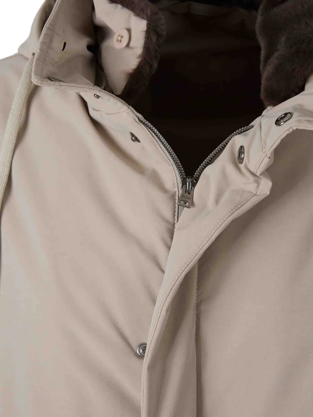 Herno Resort parka met capuchon Beige