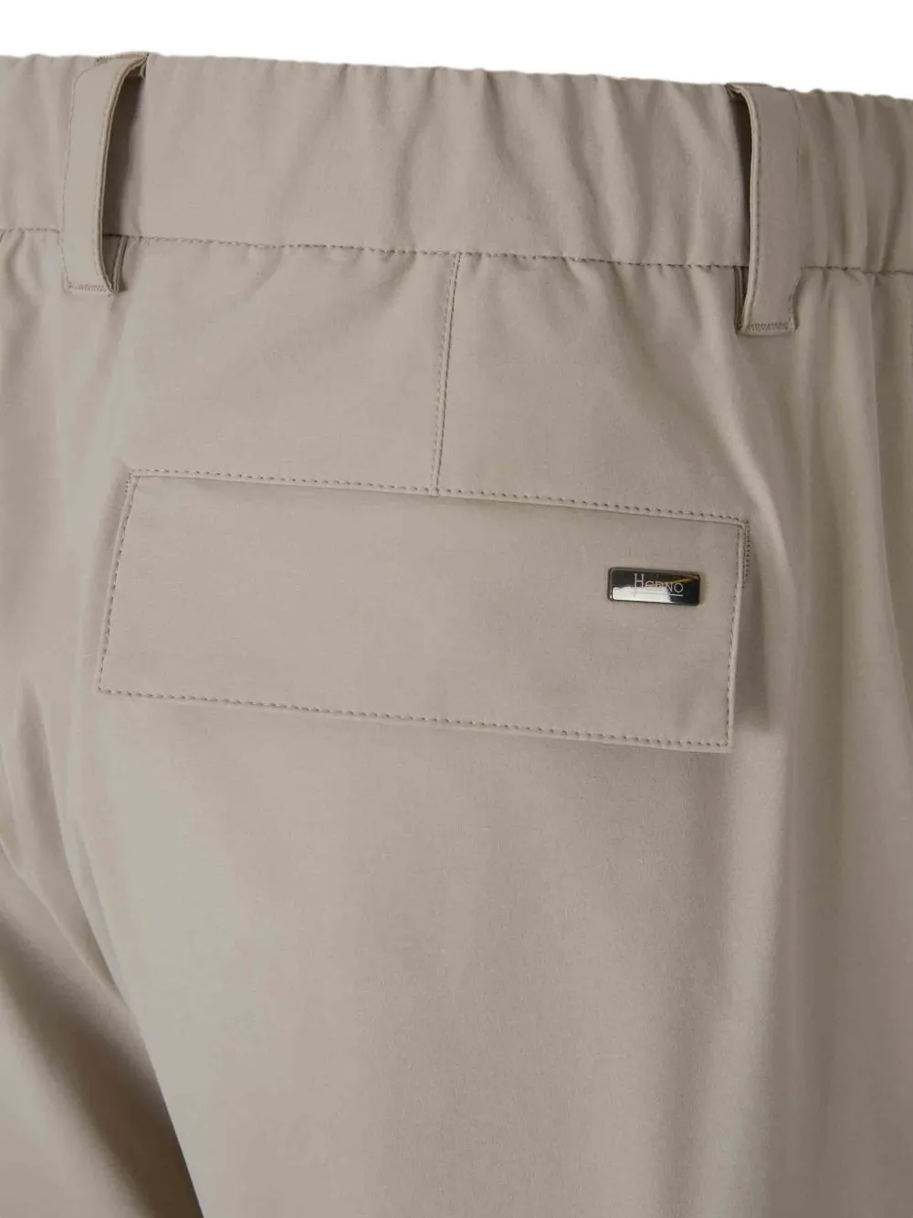 Herno Resort broek met geplooid detail en cargozak Beige