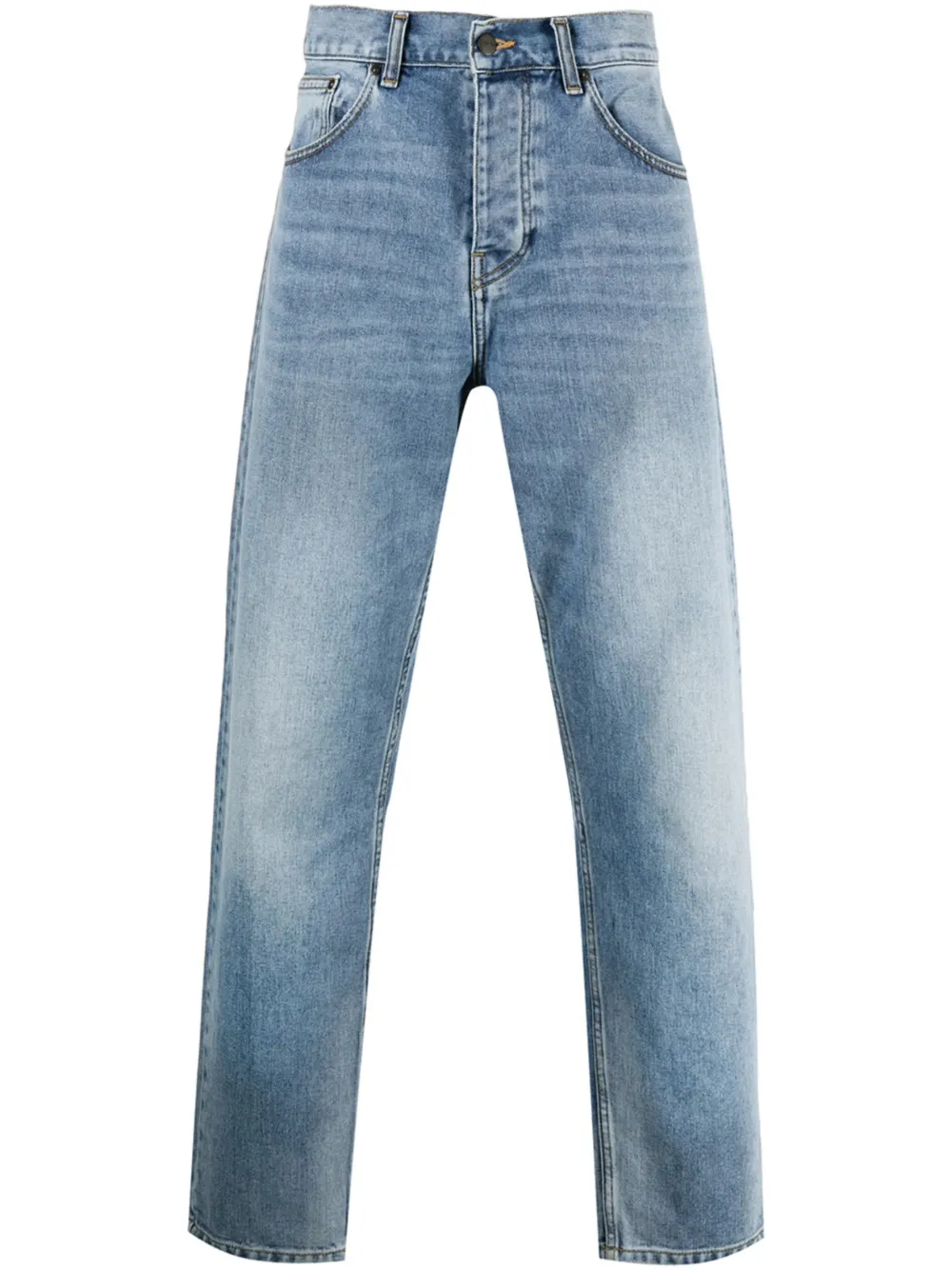 Carhartt WIP Newel logo-patch jeans - Blu