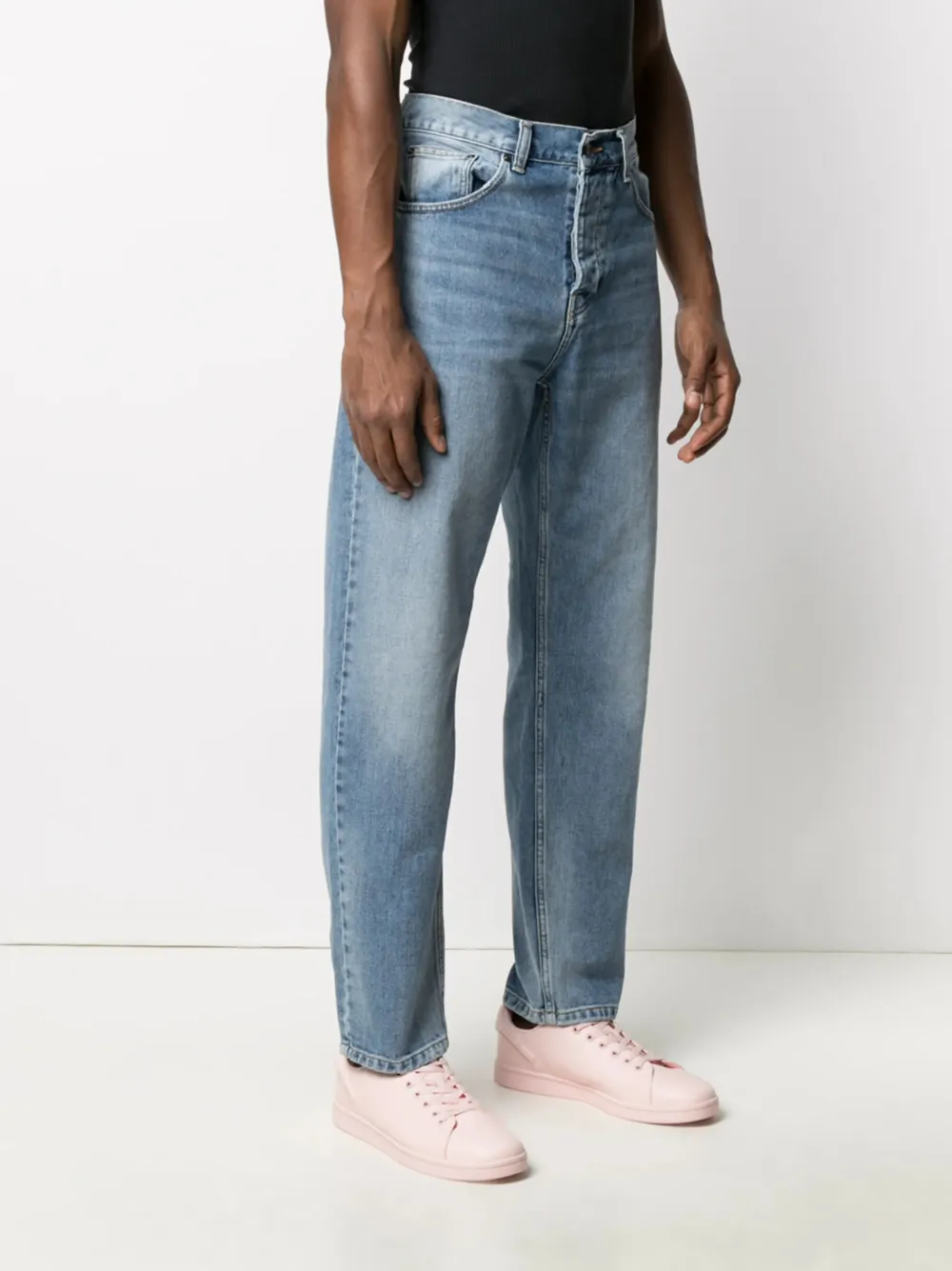 Carhartt WIP Newel jeans met logo-patch Blauw