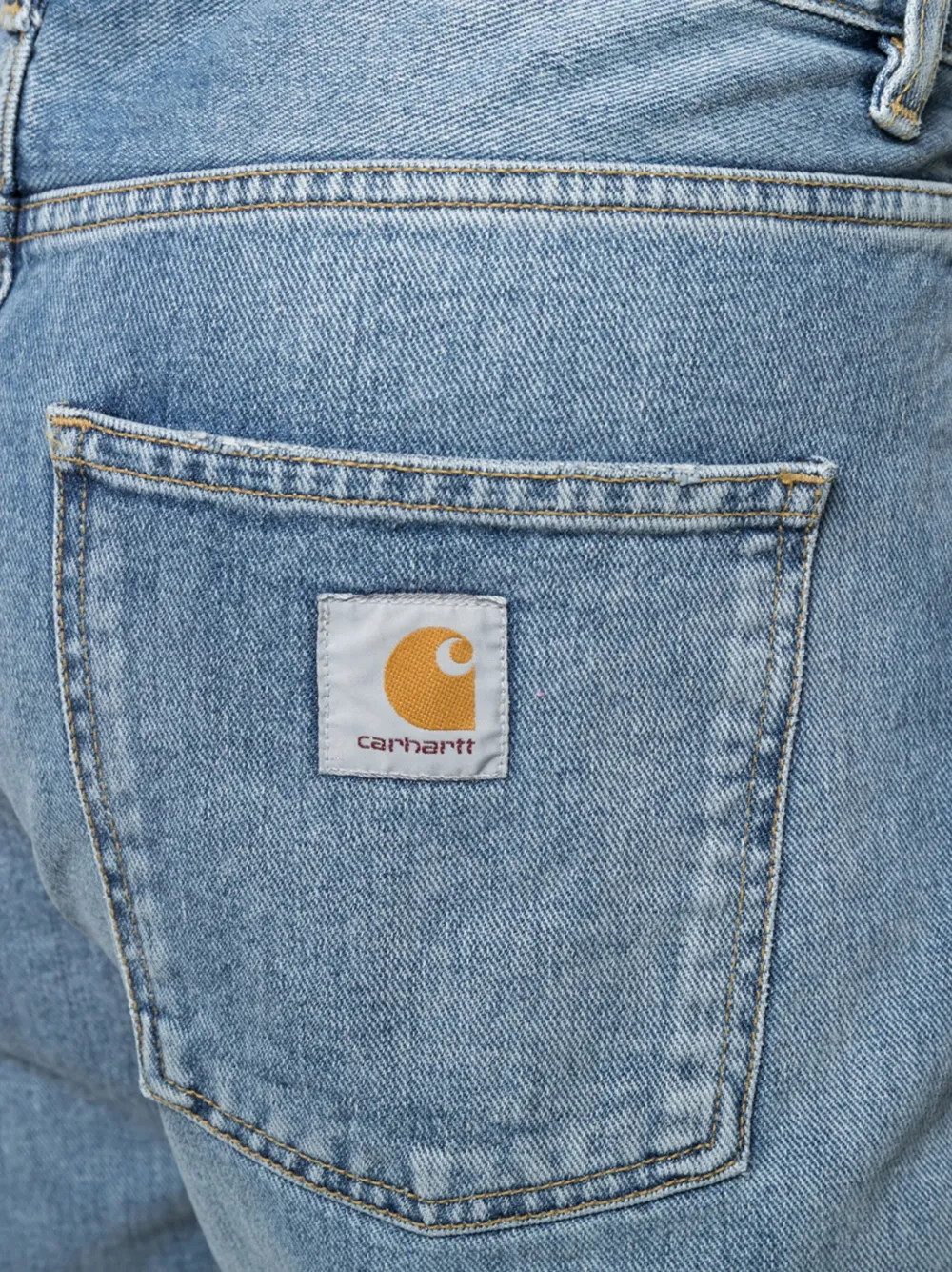 Carhartt WIP Newel jeans met logo-patch Blauw