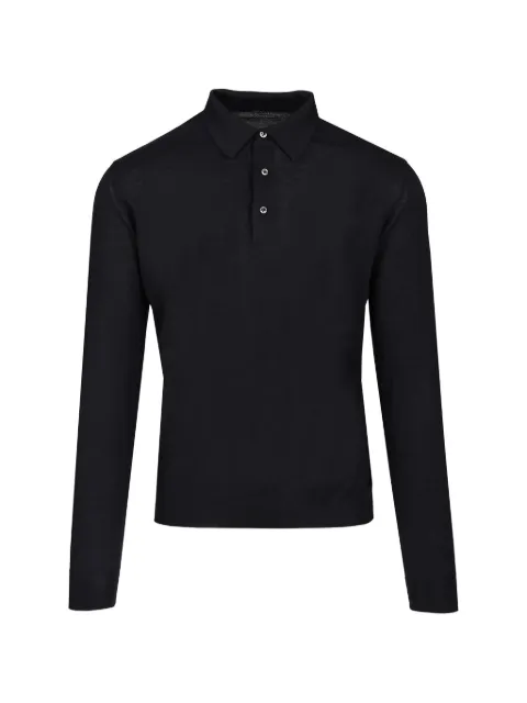 Fedeli long-sleeve polo sweater