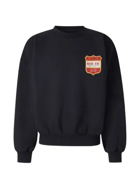 RHUDE logo-print cotton sweatshirt