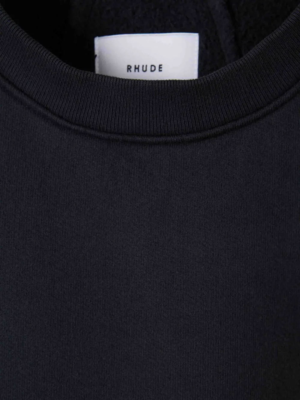 RHUDE Sweater met logoprint Zwart