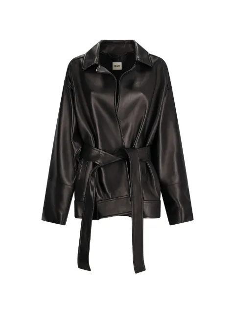 KHAITE Alder belted oversized jacket