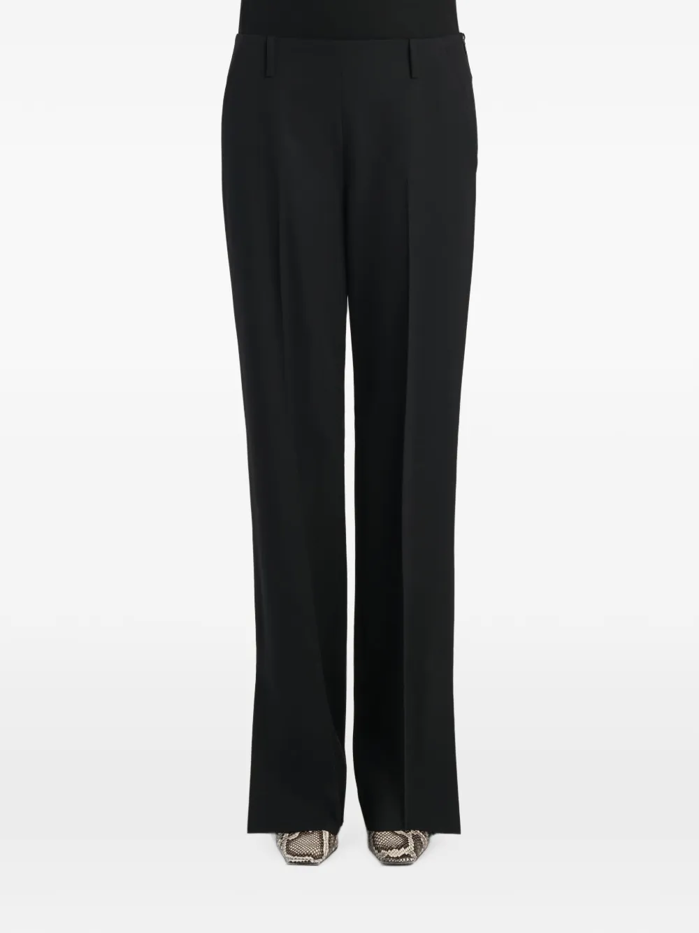 KHAITE Grenare broek Zwart