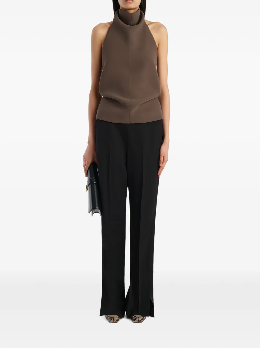 KHAITE Grenare broek Zwart