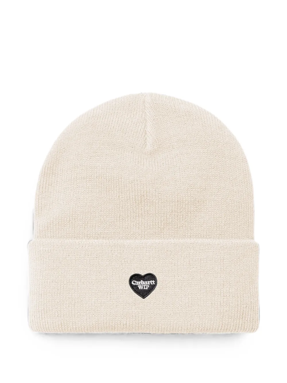 Carhartt WIP Beanie mit Herz-Patch - Nude