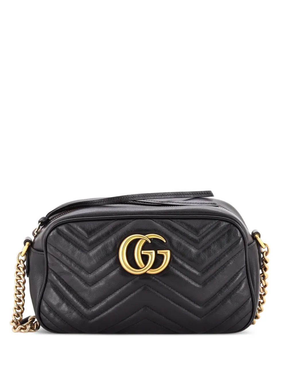 Gucci Pre-Owned GG Marmont Shoulder Bag Matelasse Leather Small crossbody bag - Schwarz