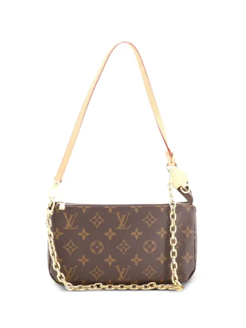 Louis Vuitton Pre-Owned bolsa de hombro Chain Pochette Accessories NM de lona con monograma
