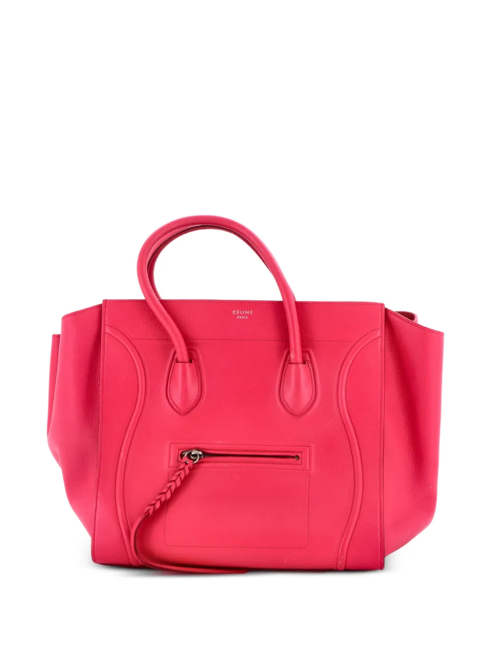 Celine Pre-Owned Mittelgroßer Phantom Tote Bag aus gekörntem Leder - Rosa