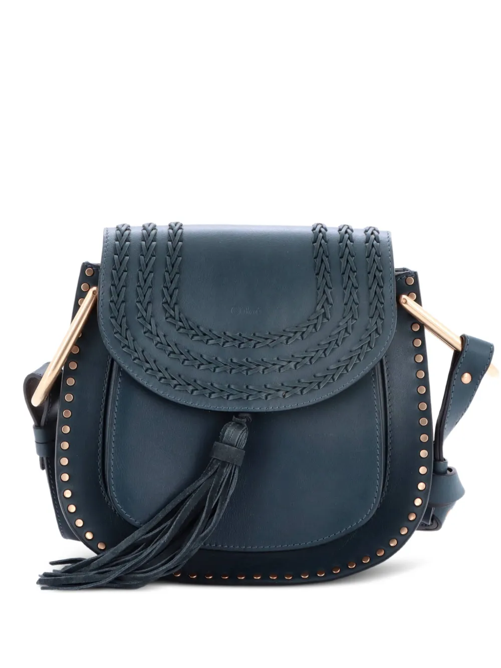 Chloé Pre-Owned Hudson Handbag Whipstitch Leather Small crossbody bag - Blue