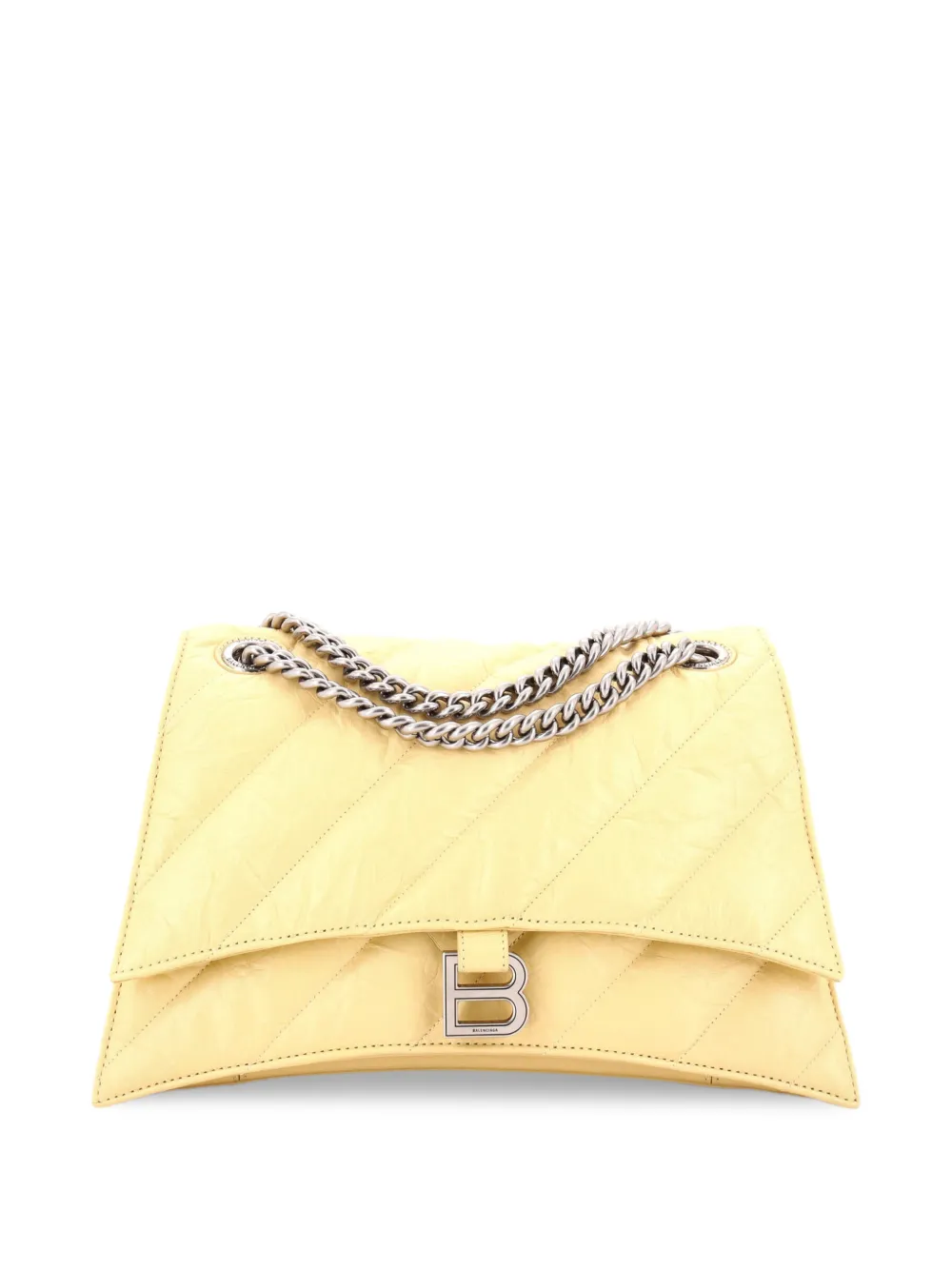 Balenciaga Pre-Owned Crush Schultertasche aus Crushed-Kalbsleder - Gelb