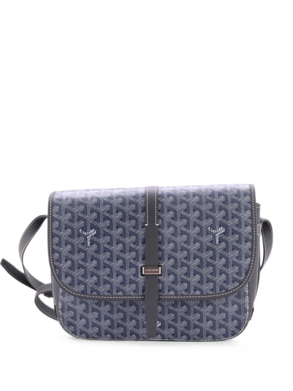 Goyard Pre-Owned Borsa a tracolla Belvedere II MM in tela cerata - Grigio