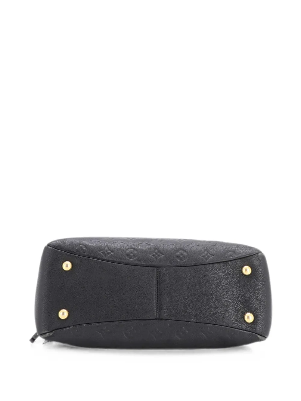 Pre-owned Louis Vuitton Ponthieu Handbag Monogram Empreinte Leather Pm Shoulder Bag In Black