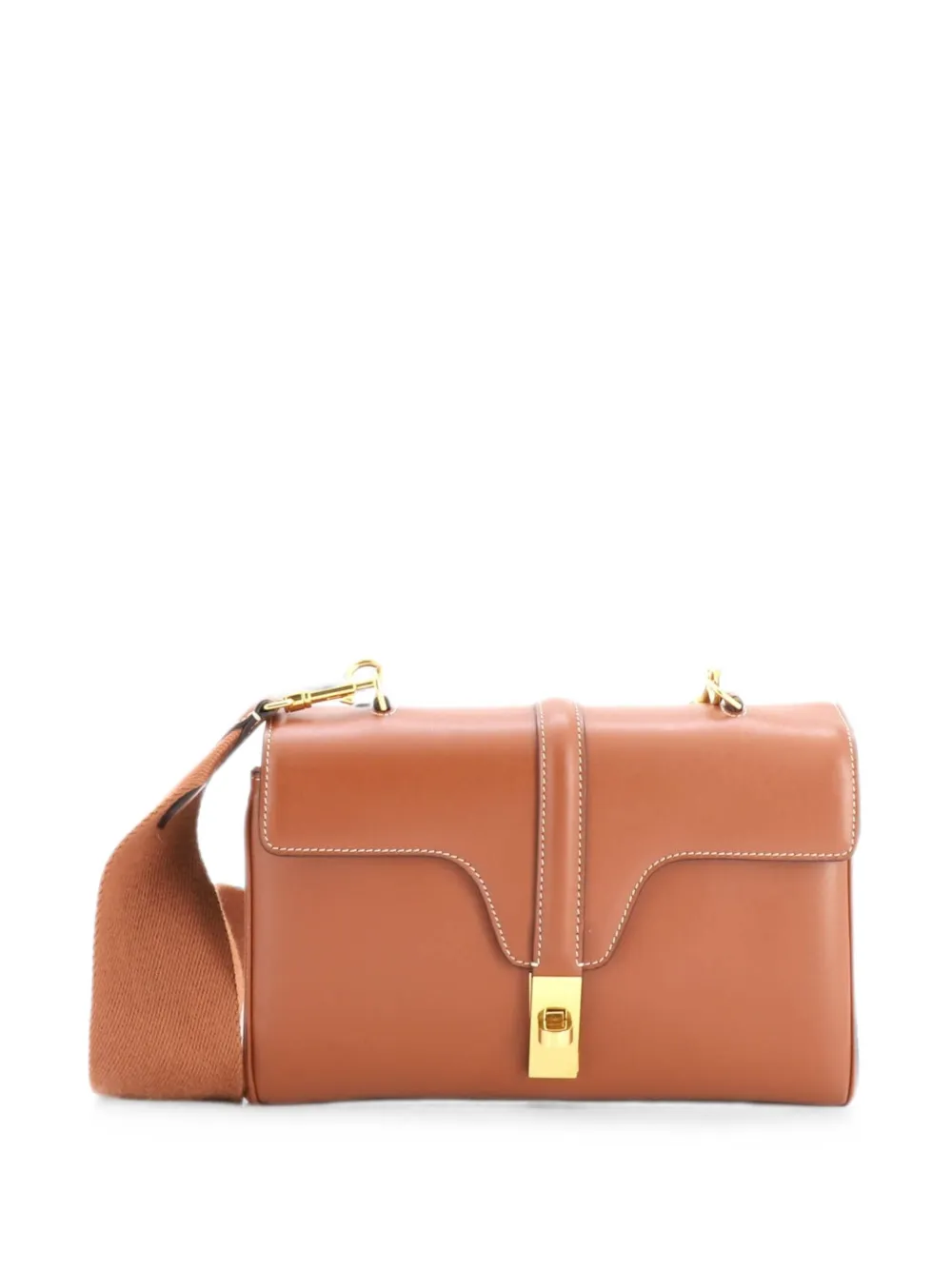 Celine Pre-Owned Soft 16 Bag Smooth Calfskin Teen shoulder bag - Brown