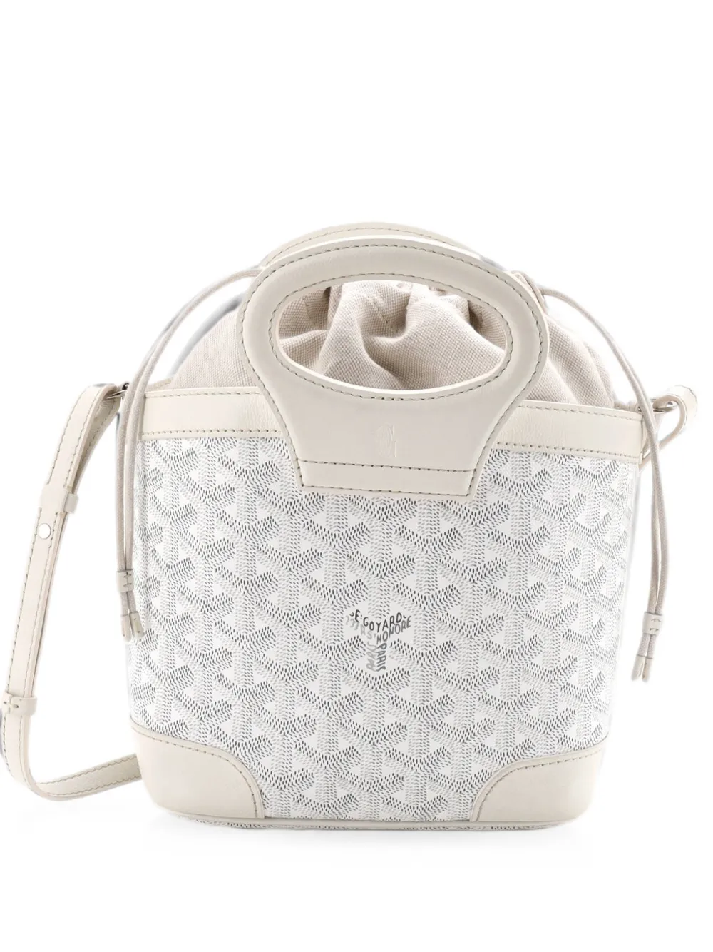 Goyard Pre-Owned Borsa tote Beluga mini in tela cerata - Bianco