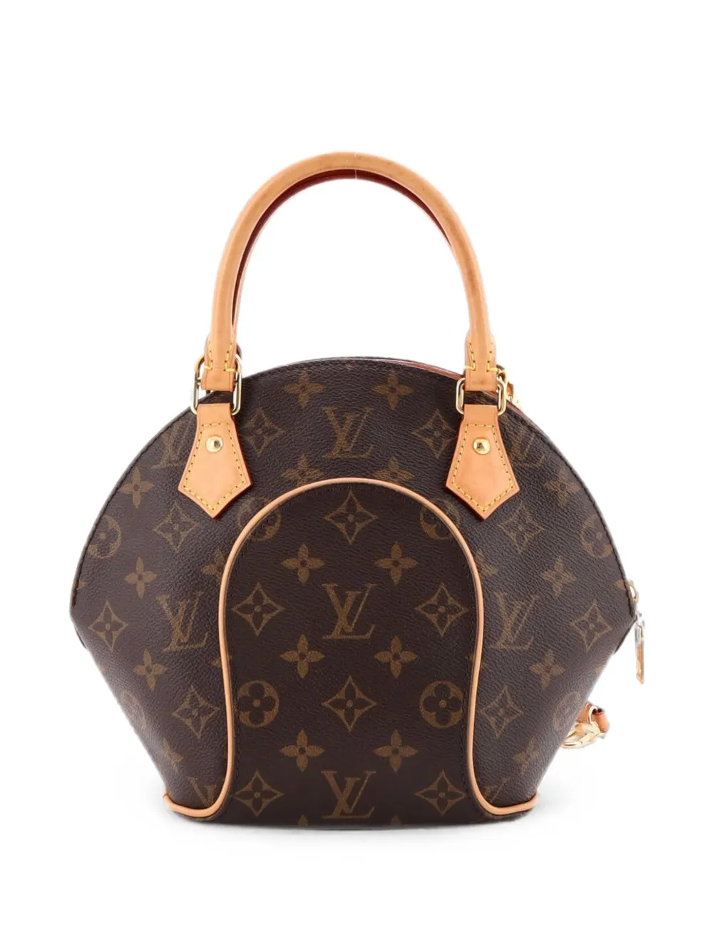Louis Vuitton Pre-Owned Borsa a tracolla Ellipse NM PM in tela con monogramma - Marrone