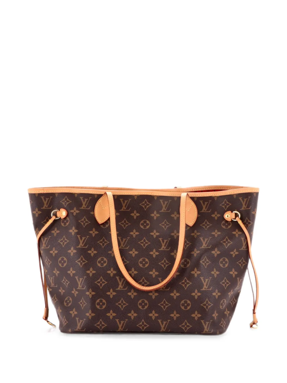 Pre-owned Louis Vuitton Neverfull Nm Monogram Canvas Mm Tote Bag In Brown