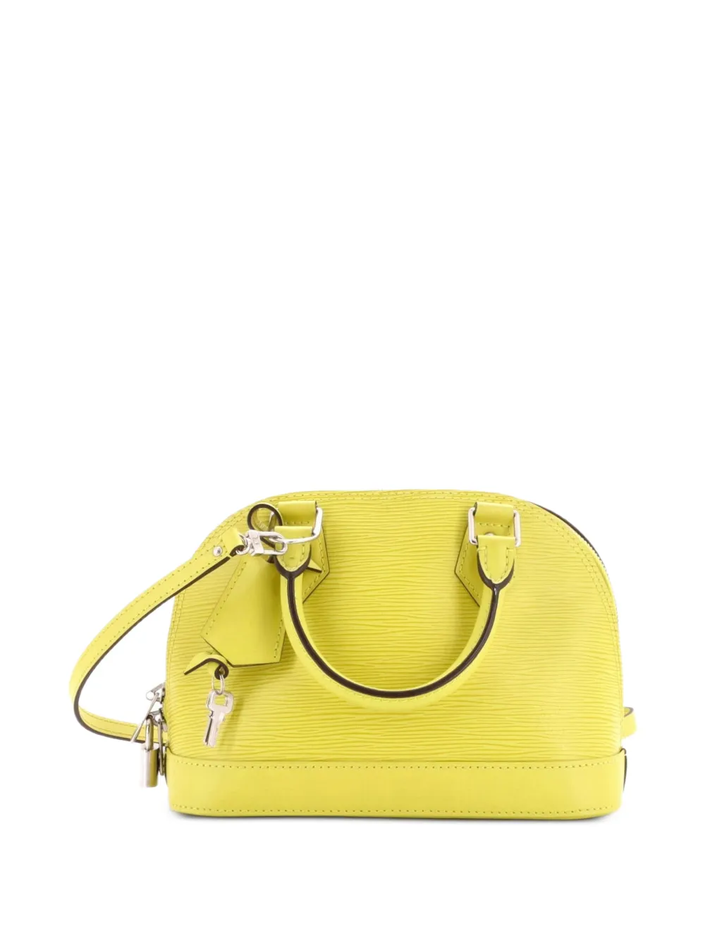 Louis Vuitton Pre-Owned Borsa a mano Alma BB in pelle Épi con tracolla - Giallo