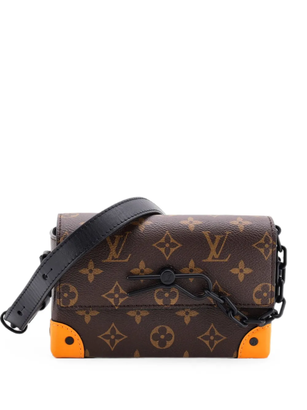 Louis Vuitton Pre-Owned Borsa a tracolla Steamer Wearable Wallet Macassar in tela e pelle con monogramma - Marrone
