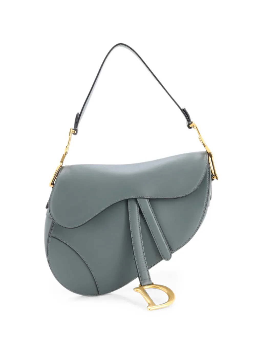 Christian Dior Pre-Owned Mittelgroße Saddle Schultertasche - Grün