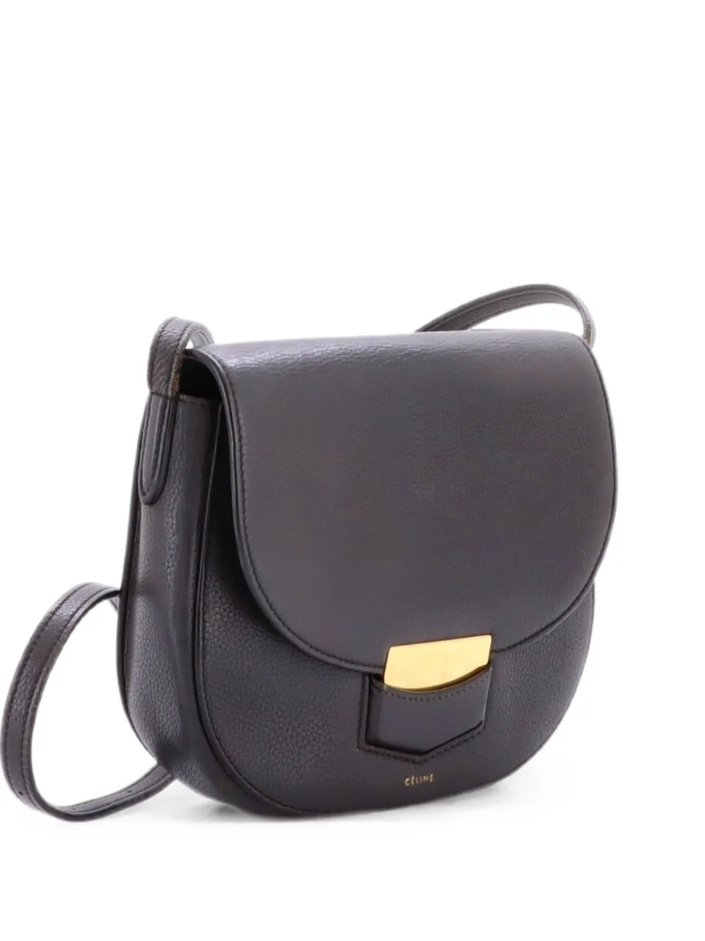 Celine Pre-Owned Trotteur Grainy Leather Small crossbody bag - Grey