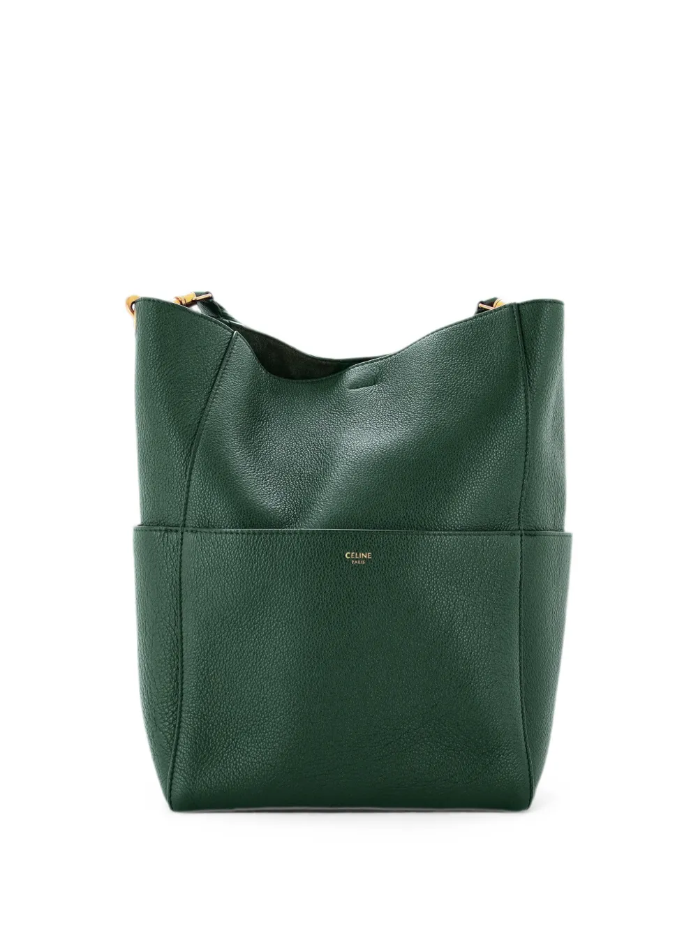 Celine Pre-Owned Sangle Seau Bag Calfskin Large shoulder bag - Green