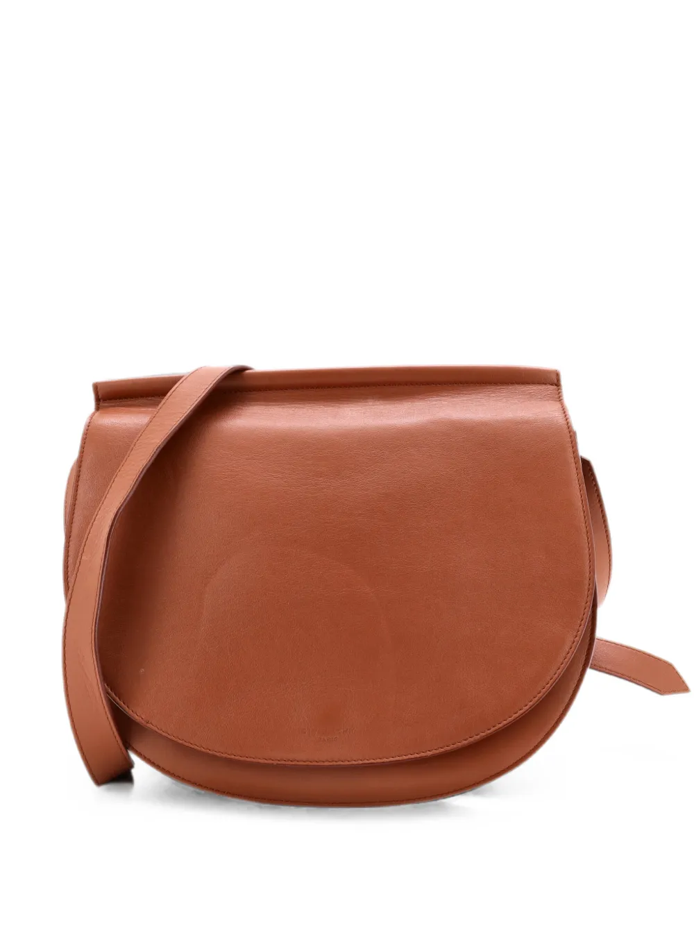 Givenchy Pre-Owned Infinity Saddle Bag Leather Medium crossbody bag - Brown