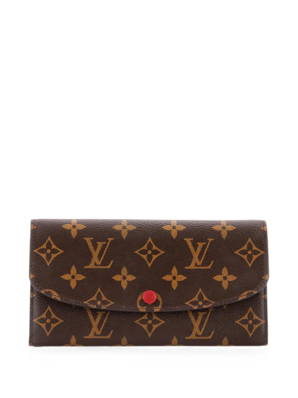 Louis Vuitton Pre-Owned Kleine Emilie Portemonnaie aus Monogramm-Canvas - Braun