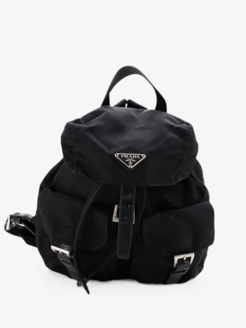 Prada Pre-Owned Double Front Pocket Tessuto Small backpack