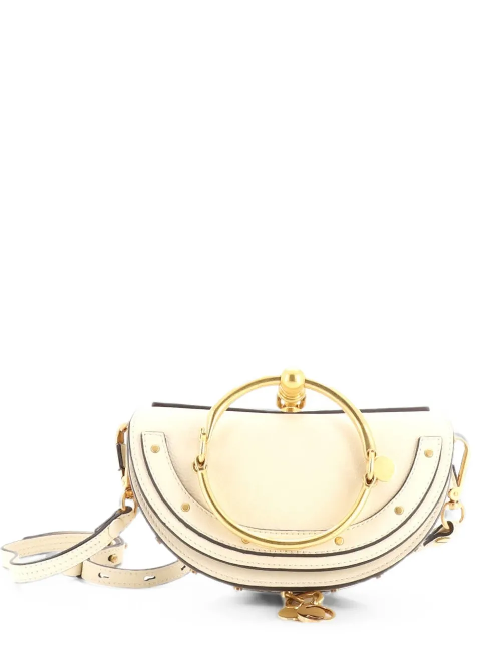 Chloé Pre-Owned Nile Leather Mini crossbody bag - Bianco