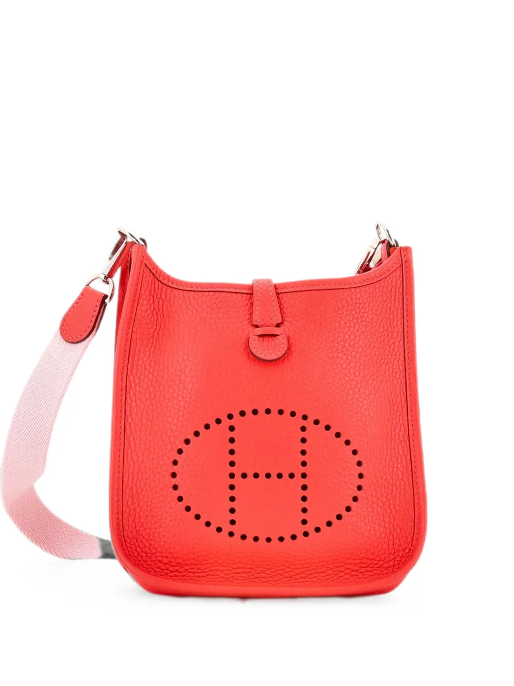 Hermès Pre-Owned Evelyne Bag Gen III Clemence TPM Umhängetasche - Rot