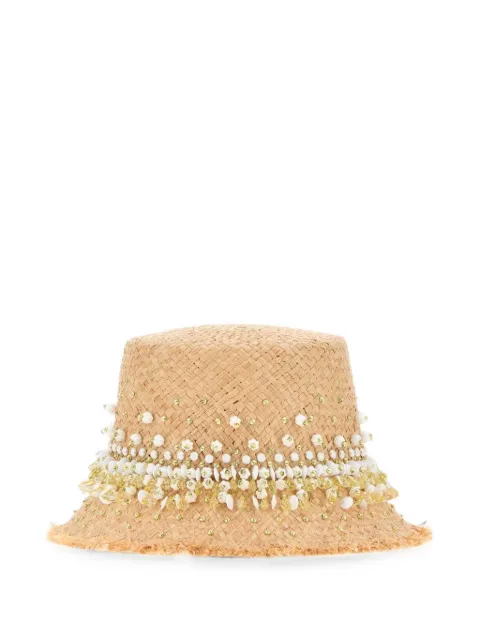 Prada bead-embellished bucket hat