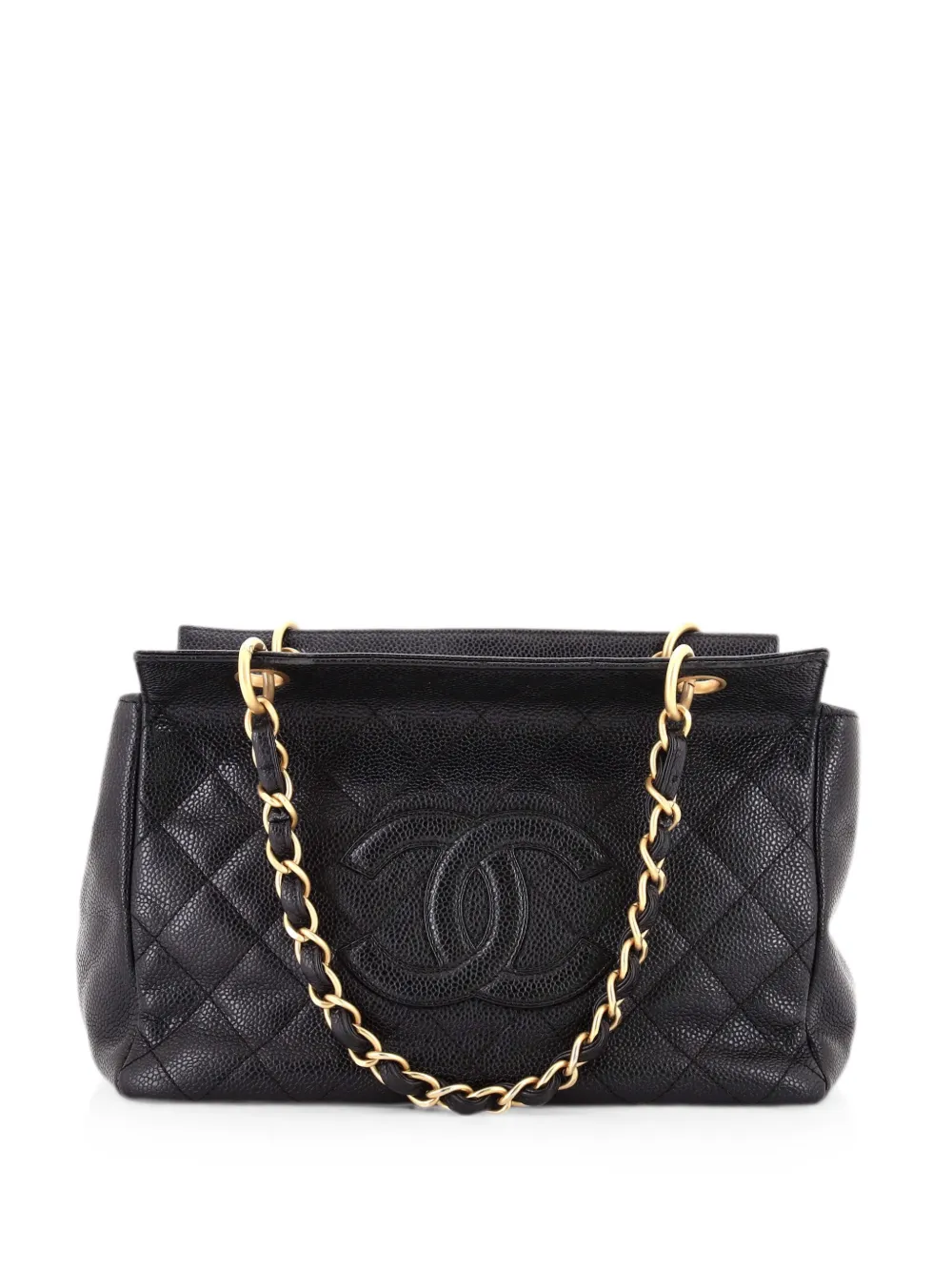 CHANEL Pre-Owned Petite Timeless Quilted Caviar tote bag - Schwarz