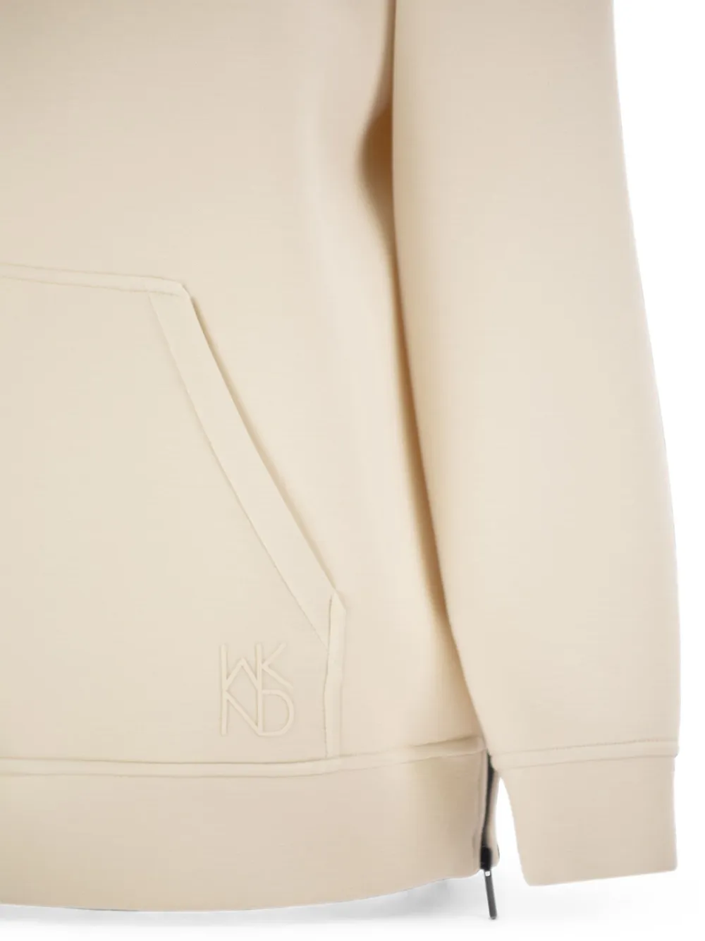 Weekend Max Mara Ballata sweater met contrasterende afwerking en halve rits Beige