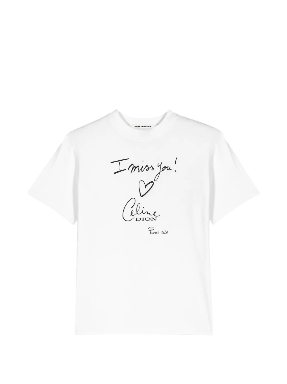 Maje x Céline Dion t-shirt - Blanc Maje x Céline Dion t-shirt - Blanc