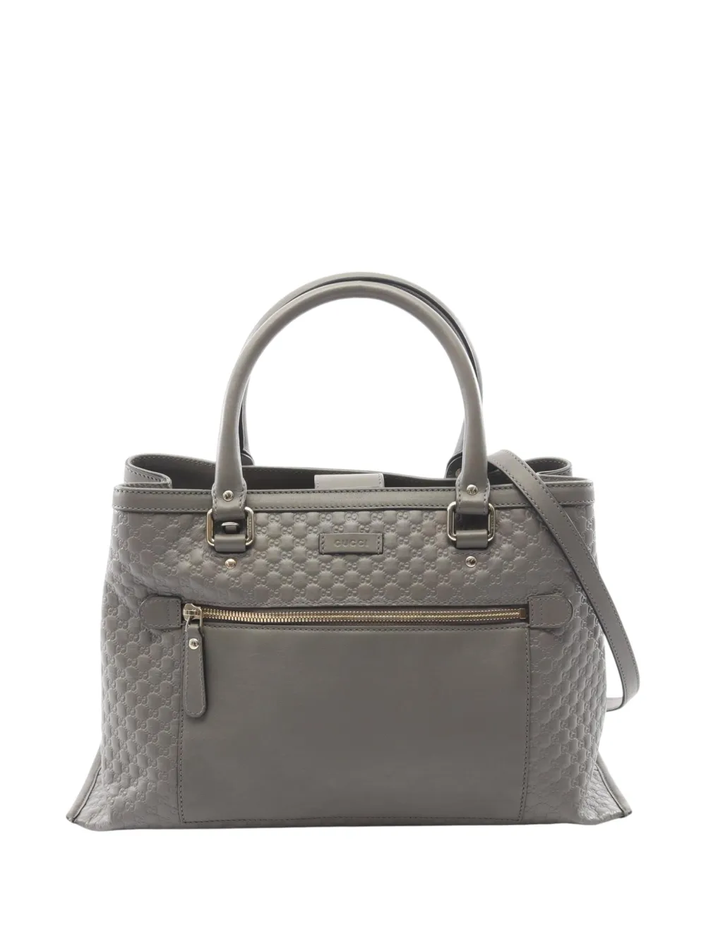 Gucci Pre-Owned Borsa a tracolla Microguccissima 2000-2015 - Grigio
