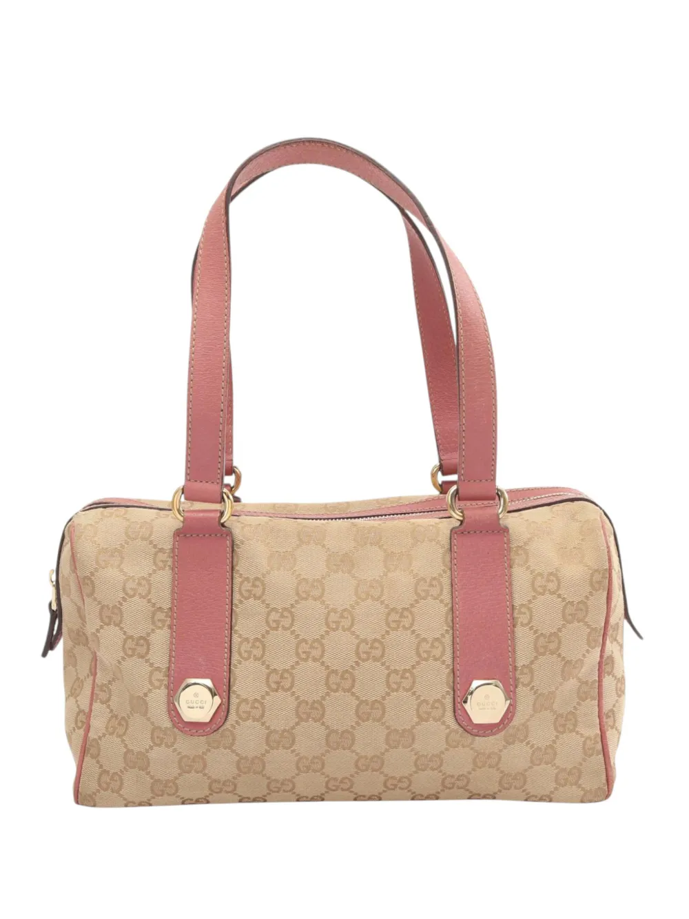 Gucci Pre-Owned 2000-2010 Charmy GG Canvas shoulder bag - Nude