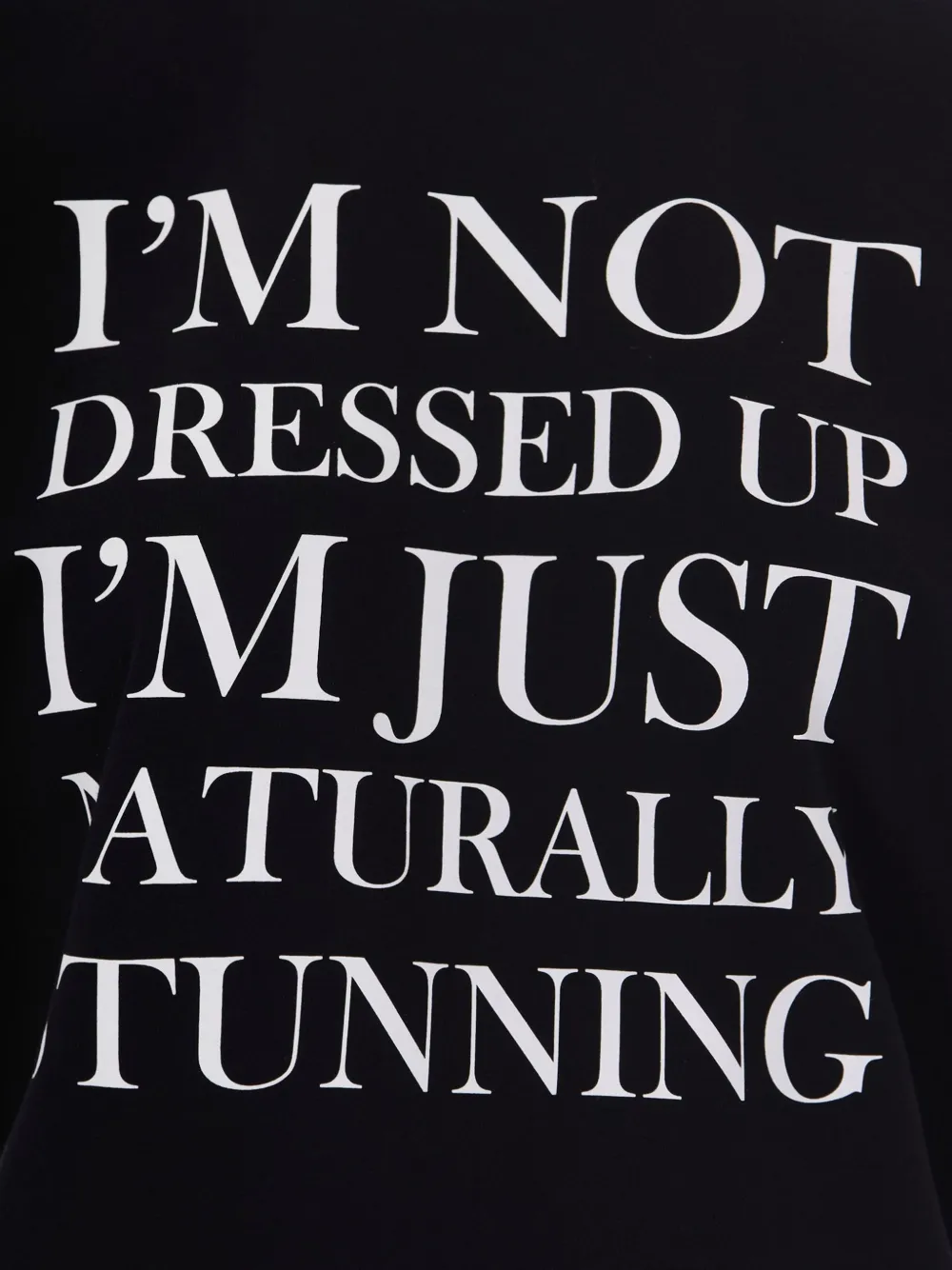 Elisabetta Franchi T-shirt met tekst Zwart