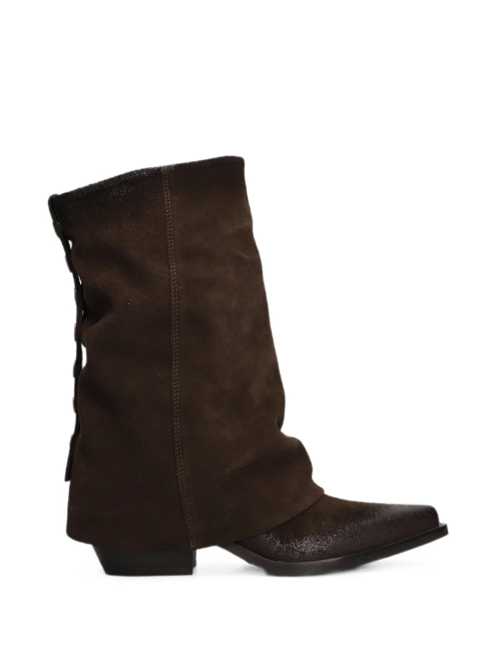 Metisse button-embellished pointed-toe boots Bruin