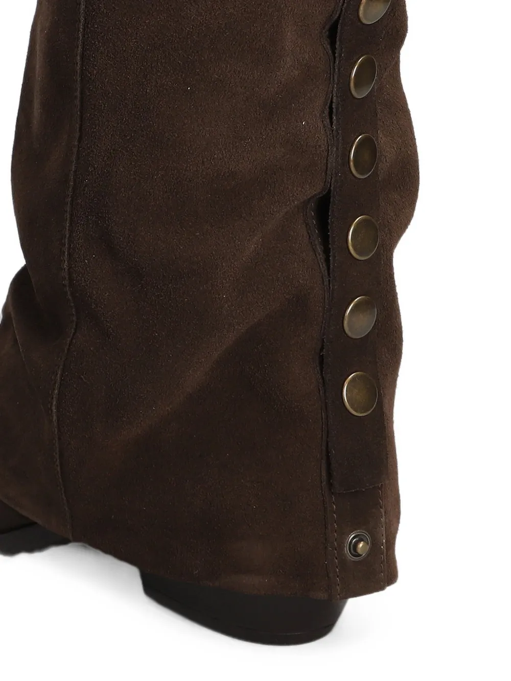 Metisse button-embellished pointed-toe boots Bruin