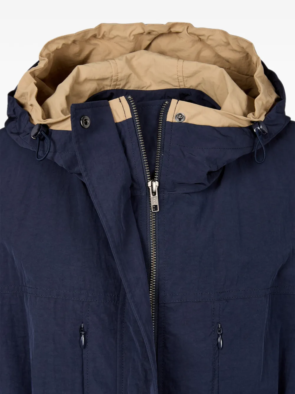 TOMBOY Jack met capuchon Blauw